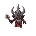 rakshah minion from hindu mythologi scary looking