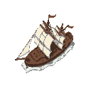 old frigate for top down game