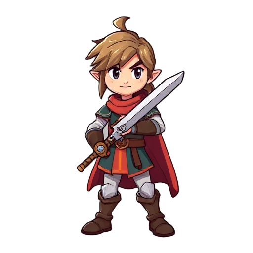 hero with sword