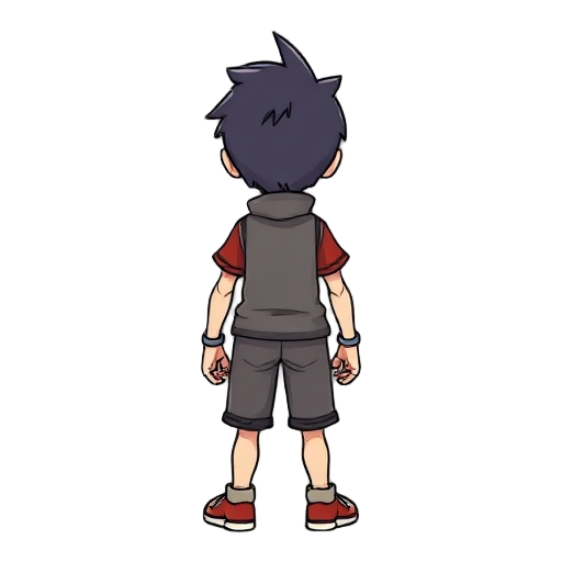 back of this character