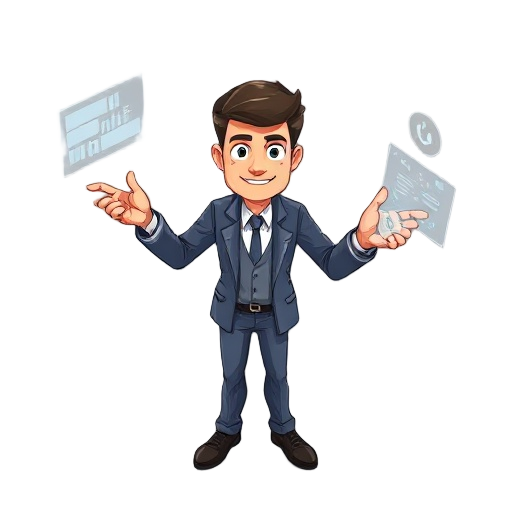 confident tech gestures, multi-tasking with holographic interfaces, smooth professional movements, analyzing data with focused expressions, quick finger swipes on virtual screens, authoritative pointi