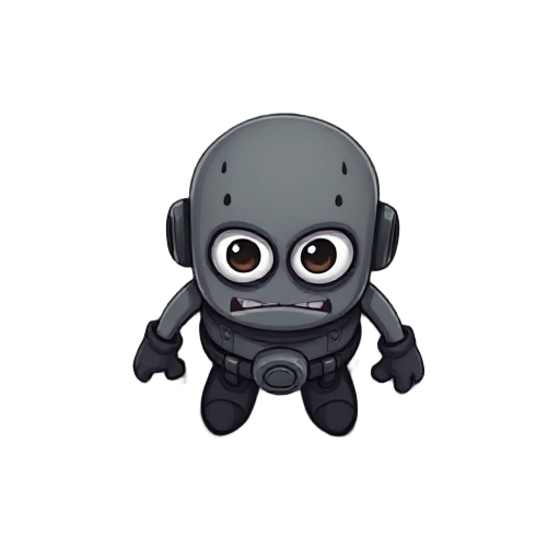 create a small, faceless golem minion character