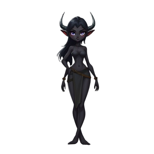 women dark elf without clothes 