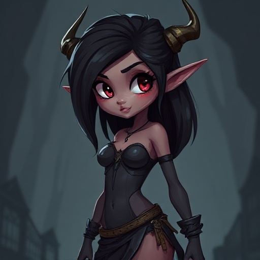 women dark elf without clothes 