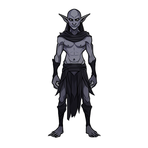 dark elf without clothes 
