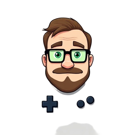 create a gameboy classic style potrait of linus torvalds, like old game boy green screen