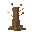arrows stuck in tree trunk