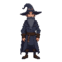 wizard adult human man