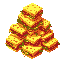 a massive pile of cheese burgers