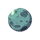 planet of alien or fantasy space cartoon