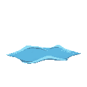 mild water waves from a side view