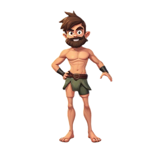 dungeon hero character rotate have in swim suit in panties