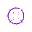 a glowing rune or magic sigil fragment in purple and blue, slightly broken or pulsing, glowing softly