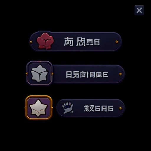  ui sprites menu button theme anime dark 