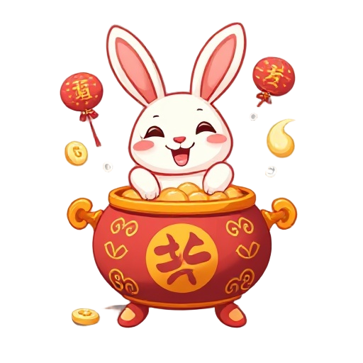 lucky fortune rabbit hot pot