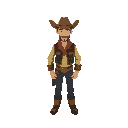cowboy top down idle