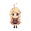 2d girl with long blondie hairs