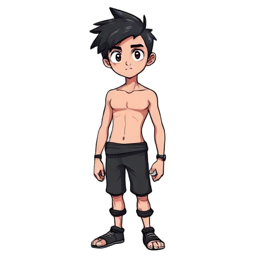 hot-boy-blackhair-withoutshirt-semcalça