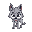 a grey wolf