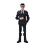 mafia gangster in a suit 