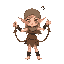 pixelart slave elf girl cute blushes , 168x290px, legs up, toe curls, arms up tied rope