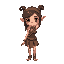 pixelart slave elf girl cute blushes , 168x290px, legs up, toe curls, arms up tied rope