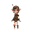 pixelart slave elf girl cute blushes , 168x290px, legs up, toe curls, arms up tied rope, framed from hips