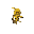 create a walking yellow ninja.