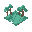 blue forest grass tile