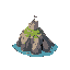 a small fort on top of a rock cliff that is next to the ocean.