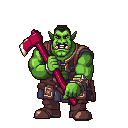 warhammer orc with axe
