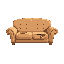 roadside couch with ripped parts
