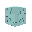 ein voll ausgefüllter 16 mal 16 block im sci fi look in 2d aus der front ansicht