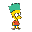 full sprite idle for the character bart simpsons