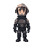 astronaut, soviet style uniform but with modern polish insignia such as flag or coat of arms. modern equipement from around year 2025. helmet cover (visor) is up showing man's face