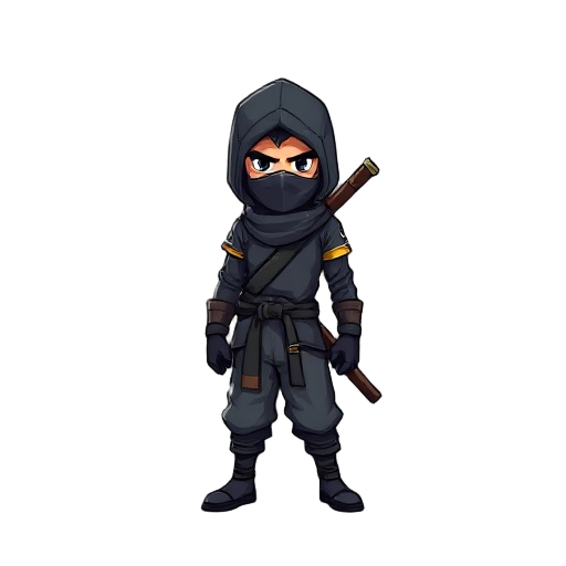 um ninja tipo ninja gaiden