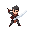 create a fighter with a sword in his hand