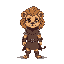 a chibi lionlooking character, medieval