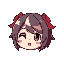a cute anime character's head