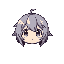 a cute anime character's head