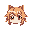 a cute anime character's head