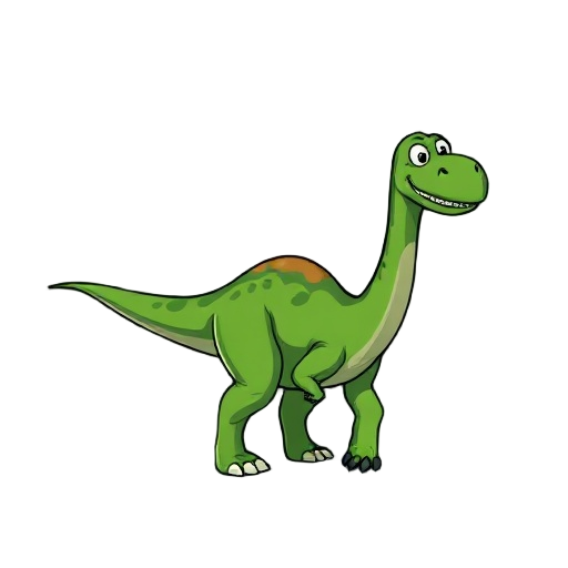  green brachiosaurus