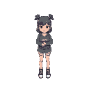 games, pixel girls, sequence graphics, mobile, casual, cyber, hd，one