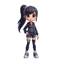 games, pixel girls, sequence graphics, mobile, casual, cyber, hd