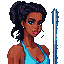 a black woman with a chainsaw