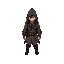 a rogue or thief in the style of octopath traveler 2