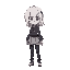 make female character with white hair