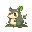 burrowbud (grass) - sprout wombat pokémon  abilities: overgrow / stamina (hidden)  pokédex entry: burrowbud is a passive pokémon that burrows through soft soil, absorbing nutrients throu