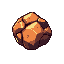 a pixel 64*64 copper ore icon for rpg