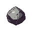 a pixel 64*64 iron ore icon for rpg